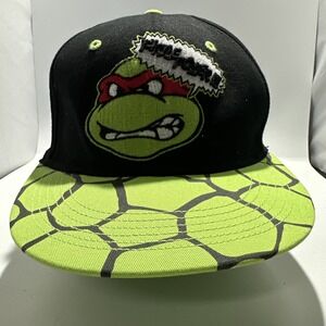 Vintage 90's Teenage Mutant Ninja Turtles TMNT Tek Flex Fit Hat Cap (18)